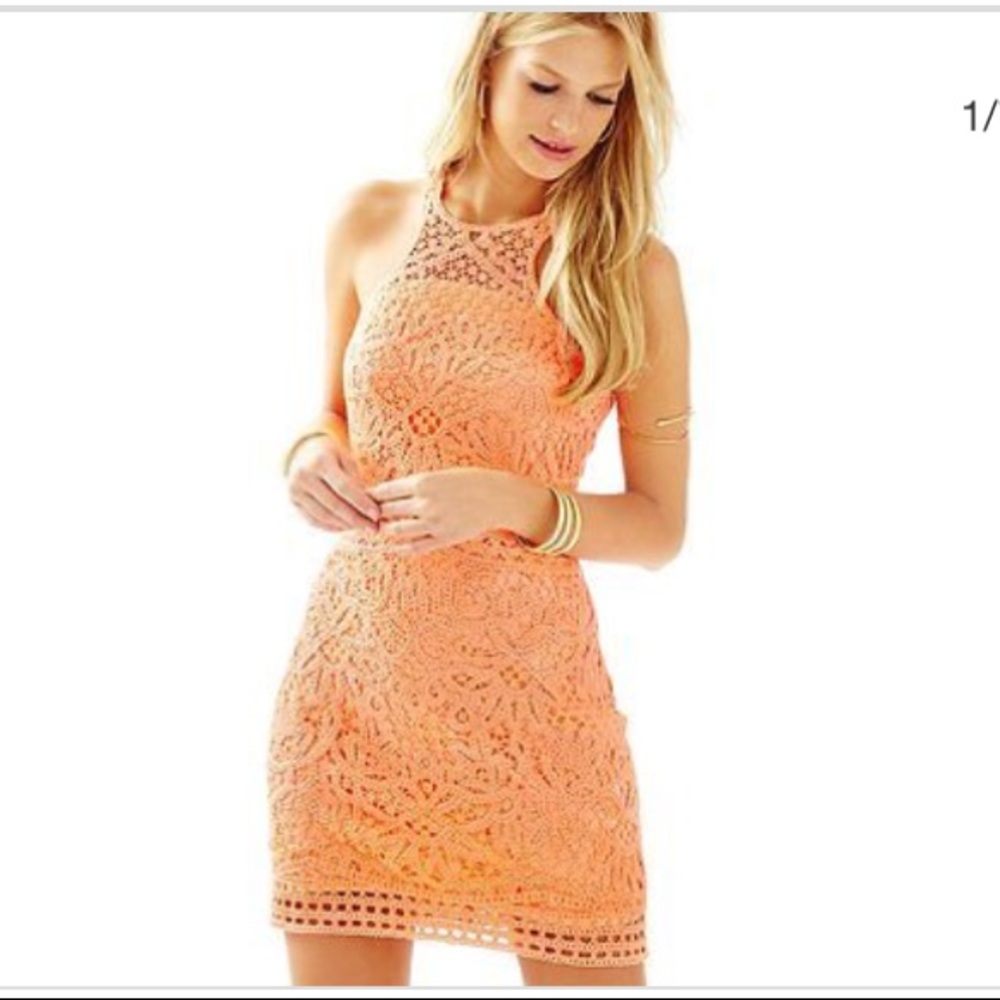 Lilly Pulitzer Jaimie Knit Crochet Dress- NEW